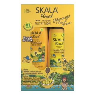 Skala Maracujá & Patauá Shampoo and Conditioner Kit